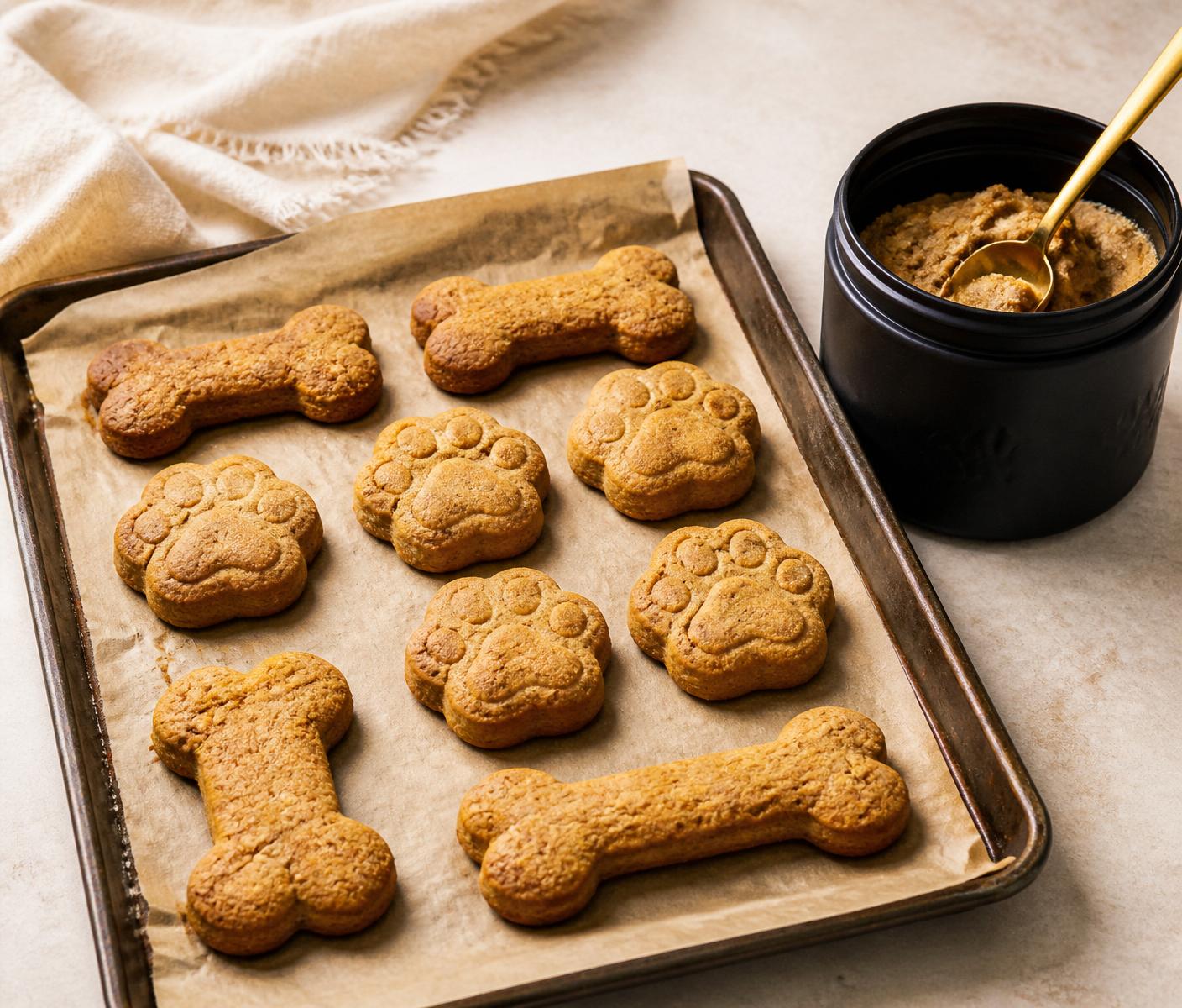 Bone-shaped. Oven-warm.